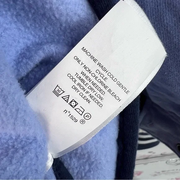 Polo Ralph Lauren coat jacket buttons stripes Blue and White Varsity Jacket - Picture 14 of 16